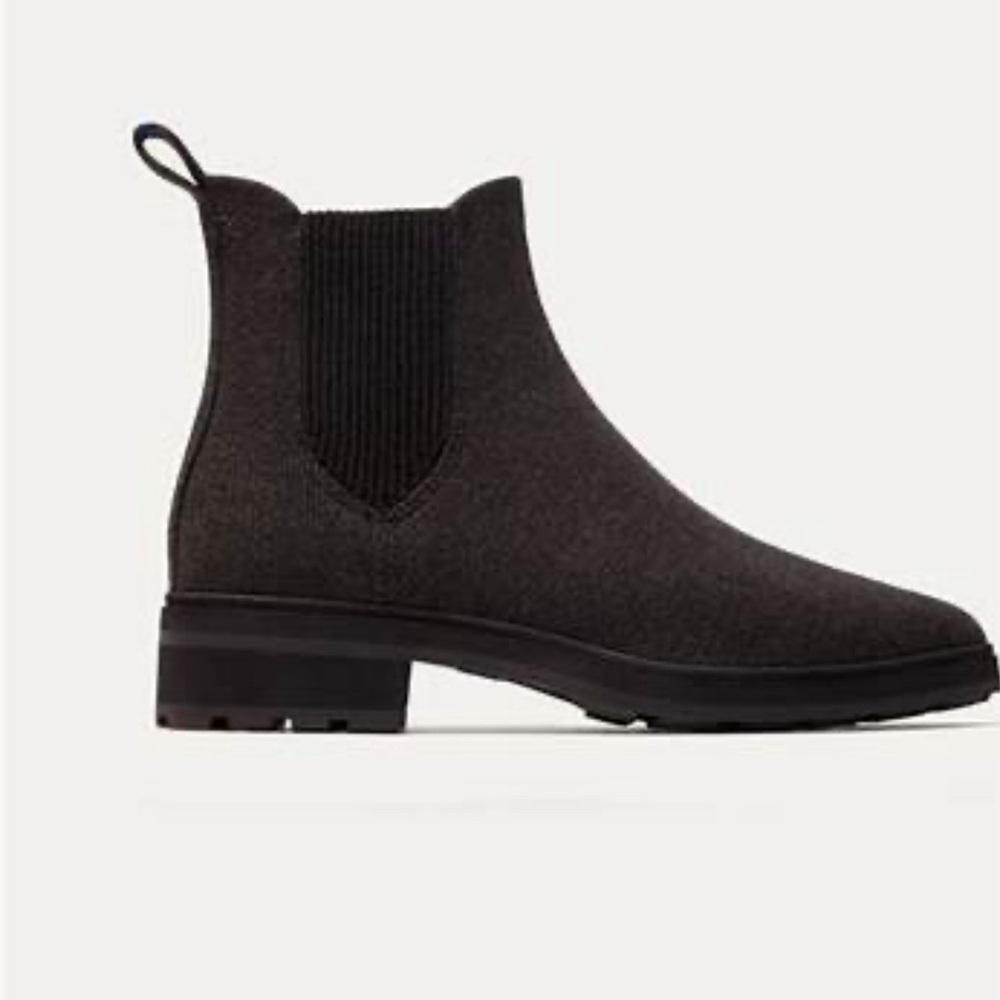 EEUC Rothy’s Lug Boots, Size 10, Graphite Brown